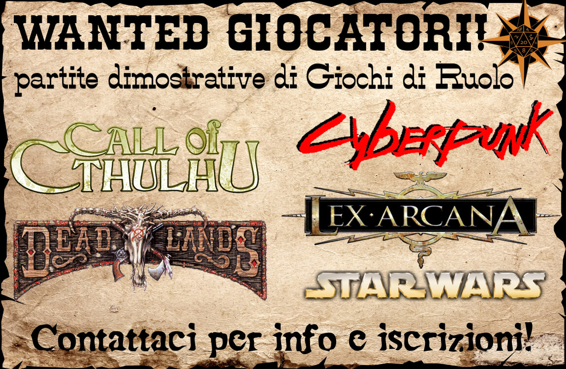 Wanted Giocatori di Ruolo!
